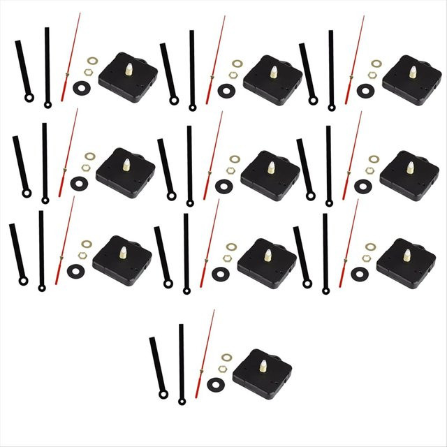 DIY Uhr Bewegung Mechanismus, Quarz, 10 Stück, Reparatur Ersatz Werkzeug Teile - Bild 1