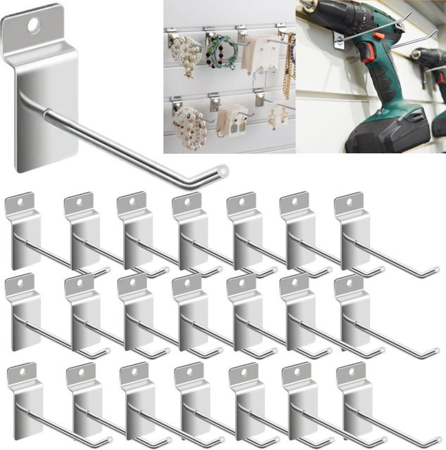 Trebalena Metall Display Haken für Supermarktregale und Slot Panels zum Merchandising - Bild 1