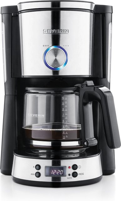 Severin KA 4826 Switch Filter-Kaffeemaschine mit Timer und AromaSwitch in Schwarz und gebürstetem Edelstahl - Bild 4