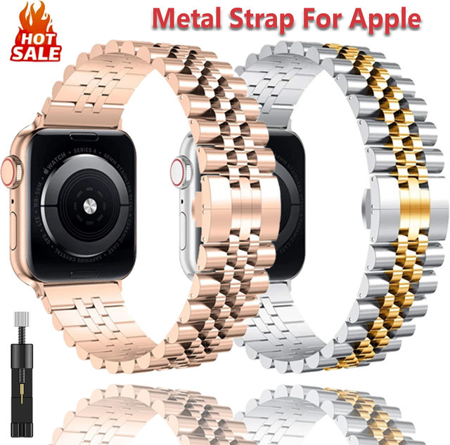 Uhrenarmband Edelstahl, Bicolor, Unisex - Bild 1
