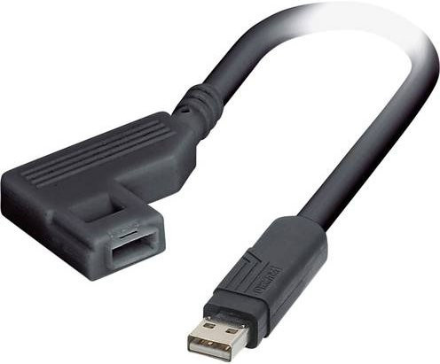 Phoenix Contact USB-A zu USB-C Datenkabel Schwarz 3,0 m - Bild 1