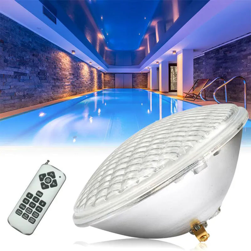 JOYPINJ RGB LED Unterwasserlampe PAR56 IP68 Wasserdichter Strahler für Schwimmbad Brunnen und Garten, 18W, Multicolour - Bild 3