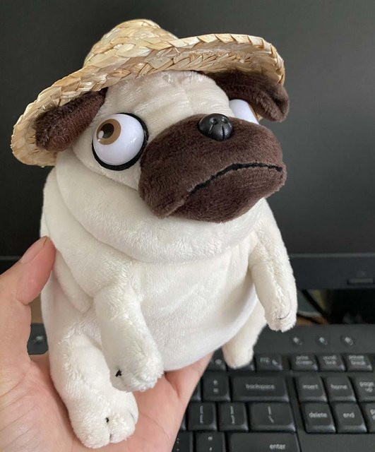 Yiran toy Kawaii Plüschtiere Hund, Stoffpuppen, 15cm, ab 14 Jahren - Bild 1