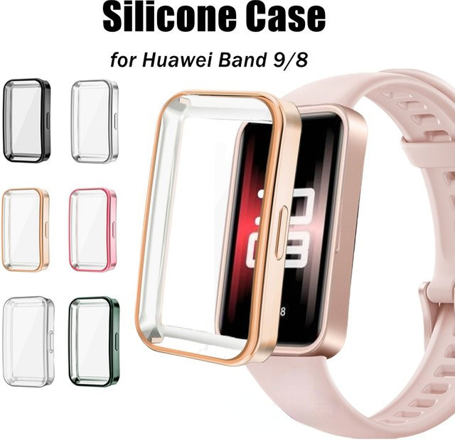 Transparente TPU Schutzhülle mit Display-Schutz für Huawei Band 9 und Huawei Band 8 - Bild 1