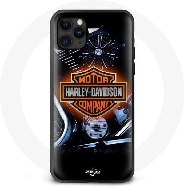 MANIACASE iPhone 12 Hülle Harry Davidson in Schwarz - Bild 1