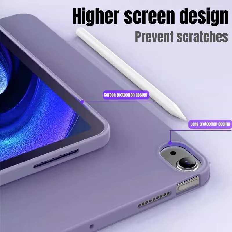 Smart Cover Tablet-Hülle für Apple iPad Pro, Air, Mini und iPad 10. Generation in Lila mit PU Flip-Stand und TPU Schutz - Bild 2