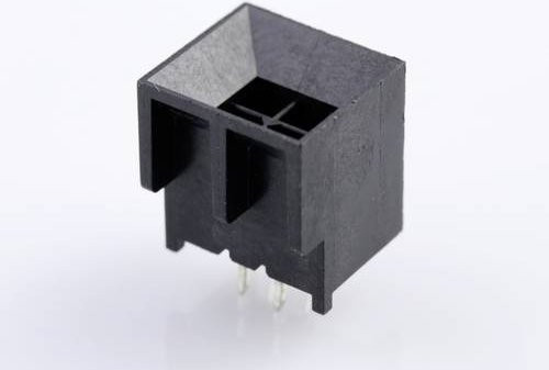 Molex Einbau-Stiftleiste Standard 4-polig in Schwarz und Gold - Bild 1