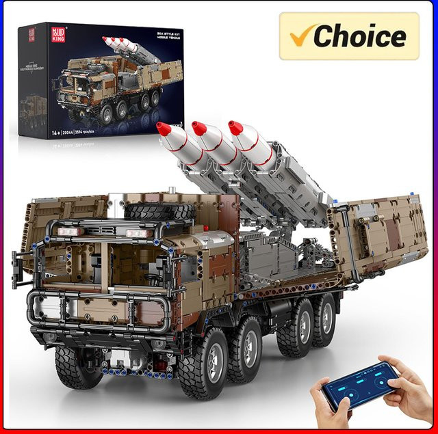 Mould King 20044 Militär 8x4 Raketenfahrzeug, Bausteinspielzeug, ab 14 Jahren - Bild 1