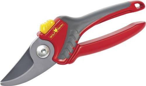 WOLF-Garten RR 2500 Comfort Plus Bypass-Gartenschere in Rot-Grau mit Softgrip - Bild 2