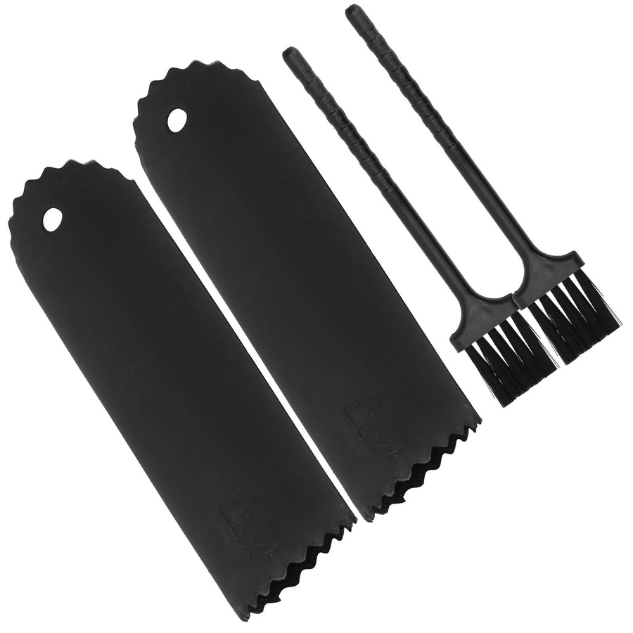 TOMTOP JMS Knoblauchschäler Set aus Silikon in Schwarz mit Walze und Bürste für die Küche - Bild 4