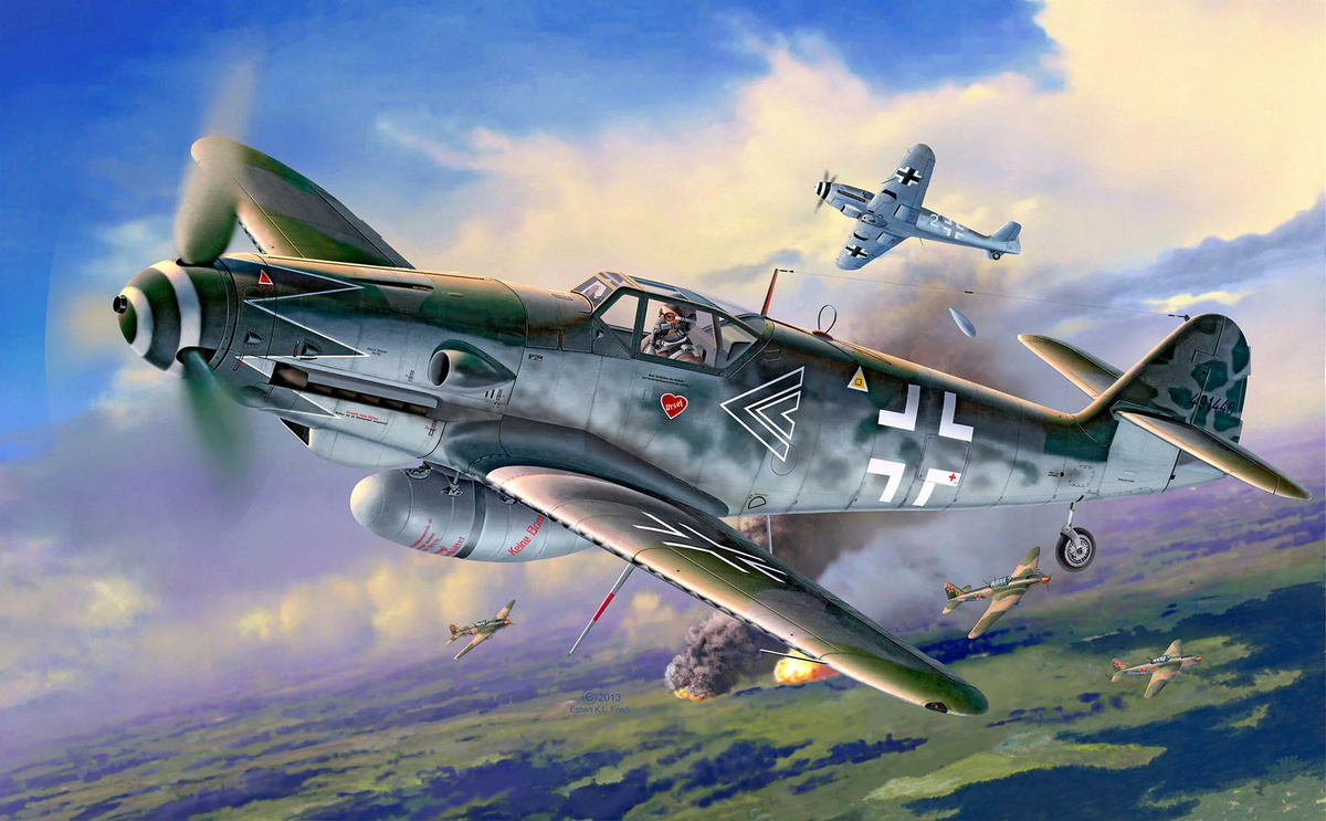 Revell Messerschmitt Bf109G-10 Erla, Modellbau, 1:32, ab 14 Jahre - Bild 4