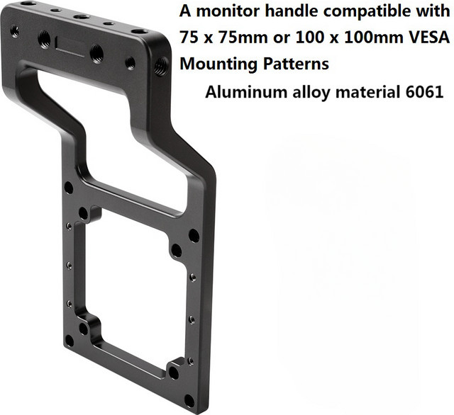 KUANJIE MH223 VESA Monitorhalterung und Schnellmontageplatte für Displays in Schwarz - Bild 1