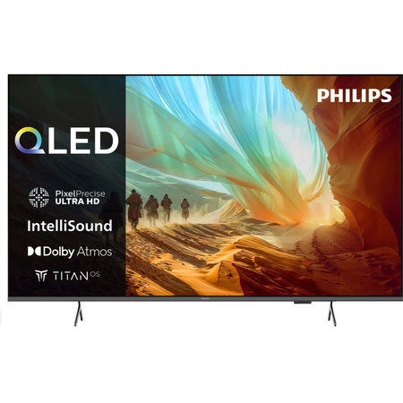 Philips 65PQS7801/12 QLED Fernseher 4K UHD in Schwarz mit Wi-Fi, Bluetooth, HDMI und USB-A