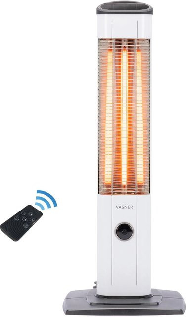 Vasner Infrarot-Standheizstrahler StandLine 23R mit Fernbedienung 2300 W Weiß - Bild 1