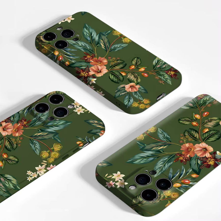 Jungle Bloom Robuste Handyhülle für iPhone 17 16 15 14 13 Pro Max Plus mit Magnetfunktion und Doppel-Schicht-Schutz - Bild 3