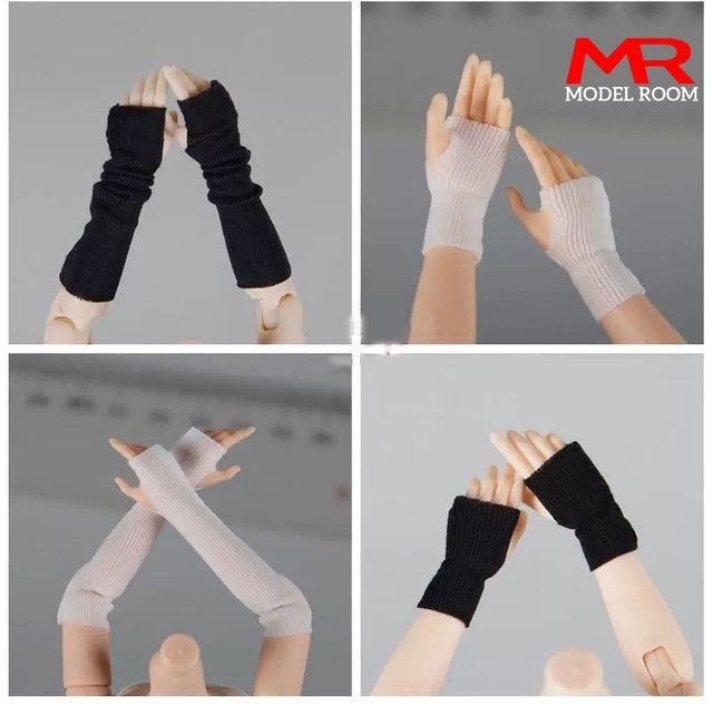 CHILI SPIELZEUG Weibliche Handschuhe Arm Ärmeln Kleidung Zubehör, 1/12 Skala - Bild 1