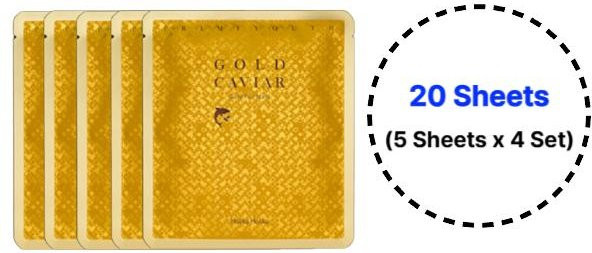 Holika Holika Prime Youth Gold Caviar Maske, 25 g, mit Niacinamid - Bild 1