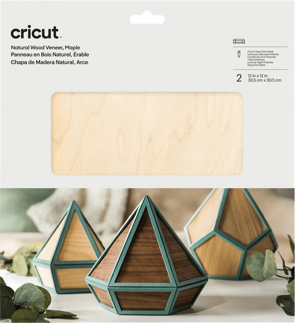 Cricut Holzfurnier Ahorn in Beige und Braun, B/B: 30,5 x 30,5 cm - Bild 1