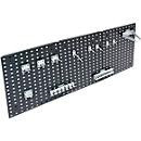 Werkzeughalter Set ADB, 12-teilig, für Lochwände mit 4-Kantlochung 10 x 10 mm und 38 mm Lochabstand, Stahl pulverbeschichtet, Farbe Weißaluminium RAL 9006 - Bild 2