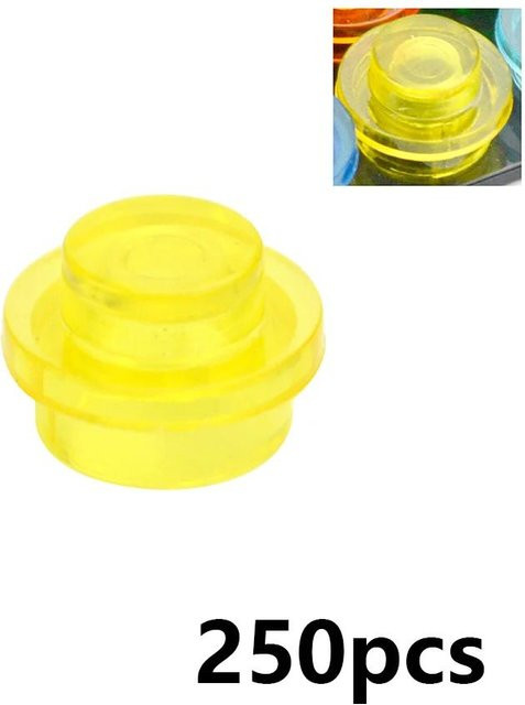 Wucifang Bags MOC Bausteine Rund 1x1 Punkt, Nachfüllpack, 250-teiliges Set, ab 6 Jahren - Bild 1