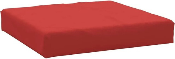 vidaXL Palettenkissen Rot aus wasserabweisendem Oxford-Gewebe B/T/H: 60 x 60 x 6 cm