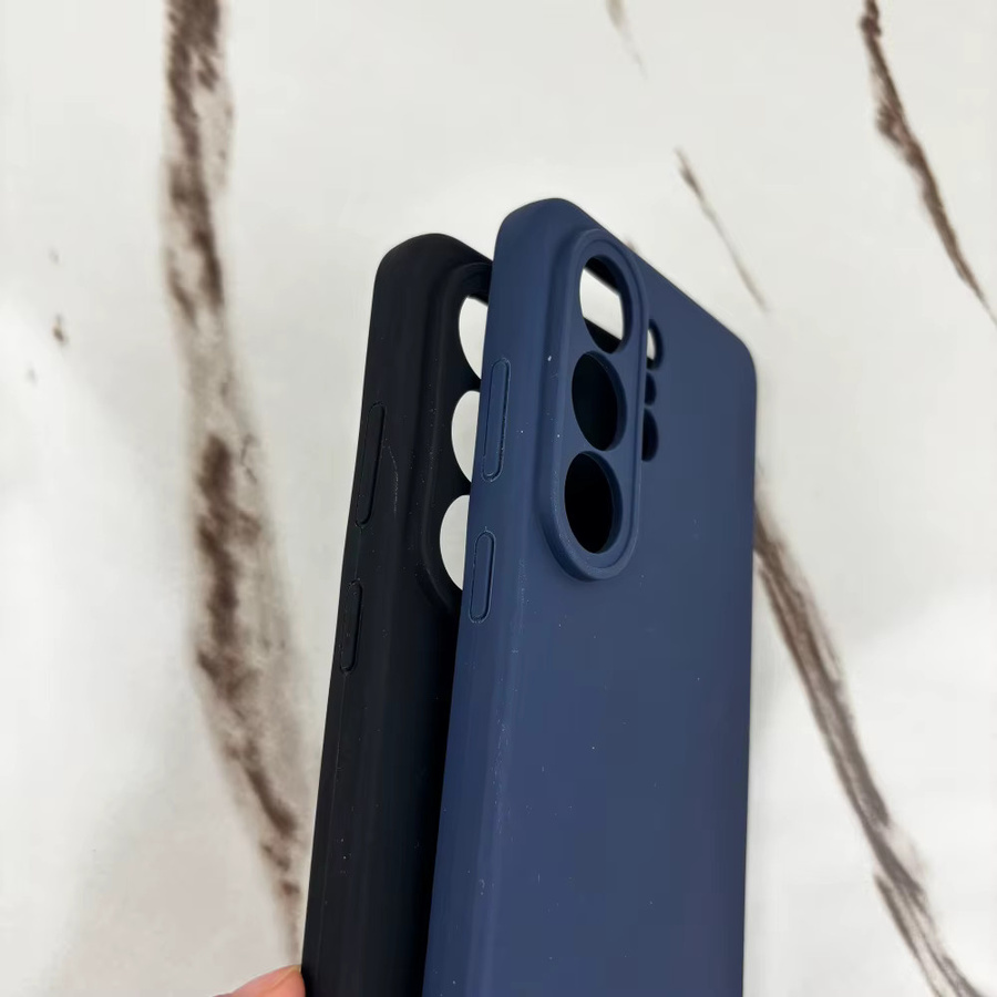 Samsung Galaxy S26 Ultra / S26 Plus Flüssig-Silikon Handyhülle in Grün mit weichem TPU Rückseitenschutz - Bild 3