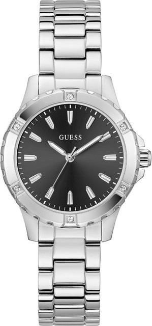 Guess Armbanduhr, Quarz, Edelstahl, Schwarz, 35 mm, Damen - Bild 1