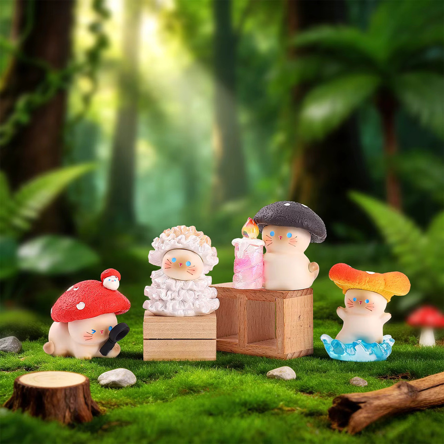 Potdemiel Mushroom Meow Fantasy Little Forest, Mystery Box, Spielzeug - Bild 2