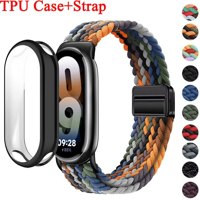 Xiaomi Armband, TPU-Hülle, geflochten, Multicolor, Unisex, Mi Band 9/10 - Bild 1