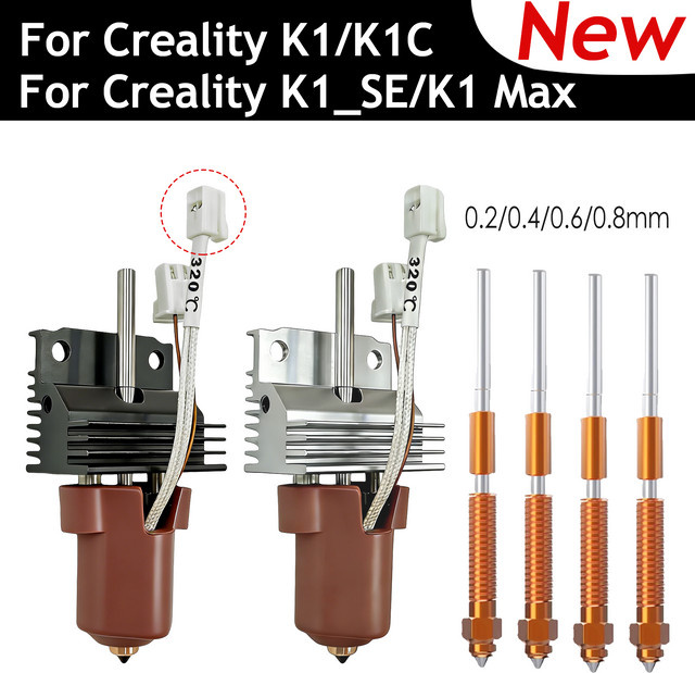 Creality Hotend-Kit Upgrade für K1 Serie K1C K1 SE K1 MAX 3D-Drucker-Teile - Bild 1