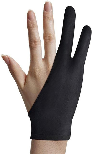 CosyHome Zwei-Finger-Handschuh für Grafik-Zeichentabletts in Schwarz - Bild 1