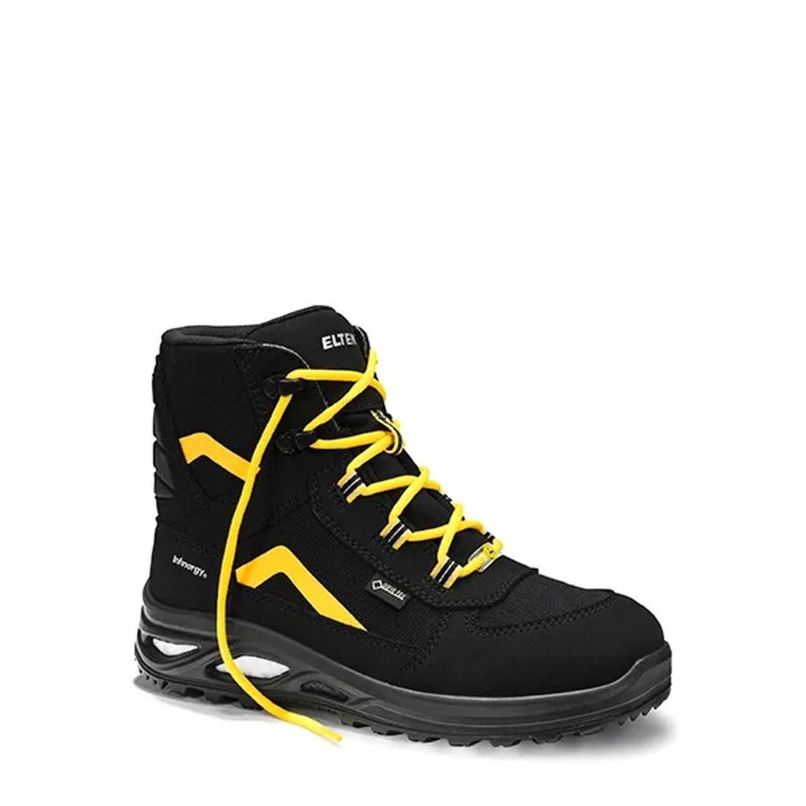 Elten Damen Sicherheitsschnürstiefel Tine Xxtl Gtx Mid Esd S2 Ci in Schwarz-Gelb, Größe 42 - Bild 2