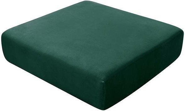 Airldianer Samt Sofa Kissenbezug in Grün, elastischer und rutschfester Schonbezug für Couch und Stühle, schmutzabweisend und ideal für Kinder sowie Haustiere - Bild 1