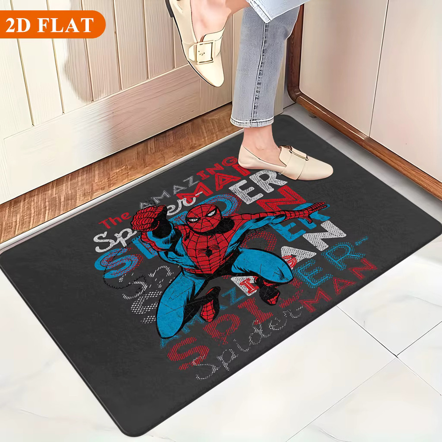 Rutschfeste Spiderman Badematte von BEAST KINGDOM aus Polyester, Rechteckige Motivmatte in Multicolour, B/T: 60 x 40 cm - Bild 5