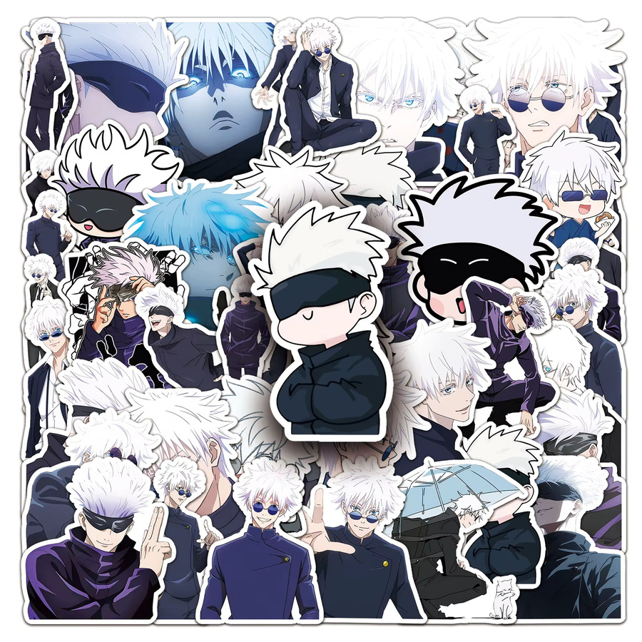 Bandai Jujutsu Kaisen Gojo Satoru Aufkleber-Set, 50 Stück, Bunt / Mehrfarbig - Bild 3