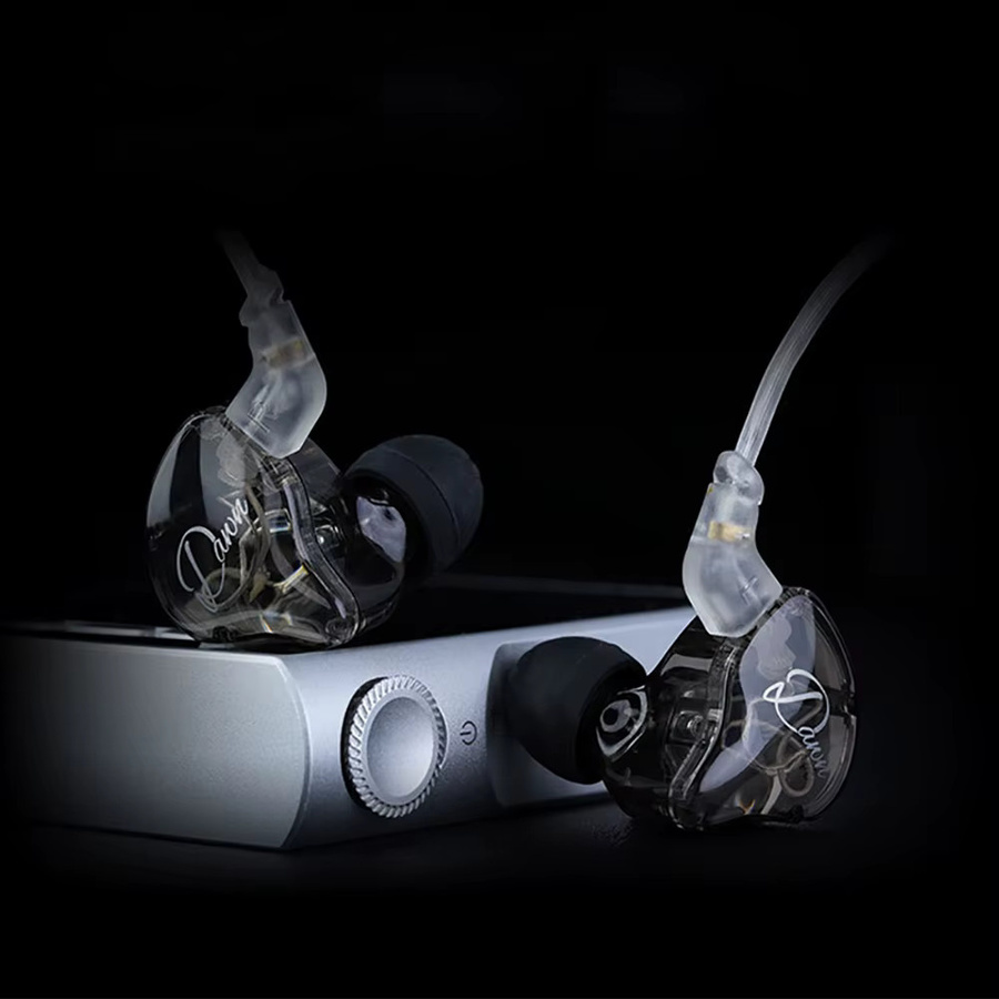 KZ-Dawn In-Ear Monitor Kopfhörer mit Dual Dynamic 10mm Treibern in Transparent - Bild 2