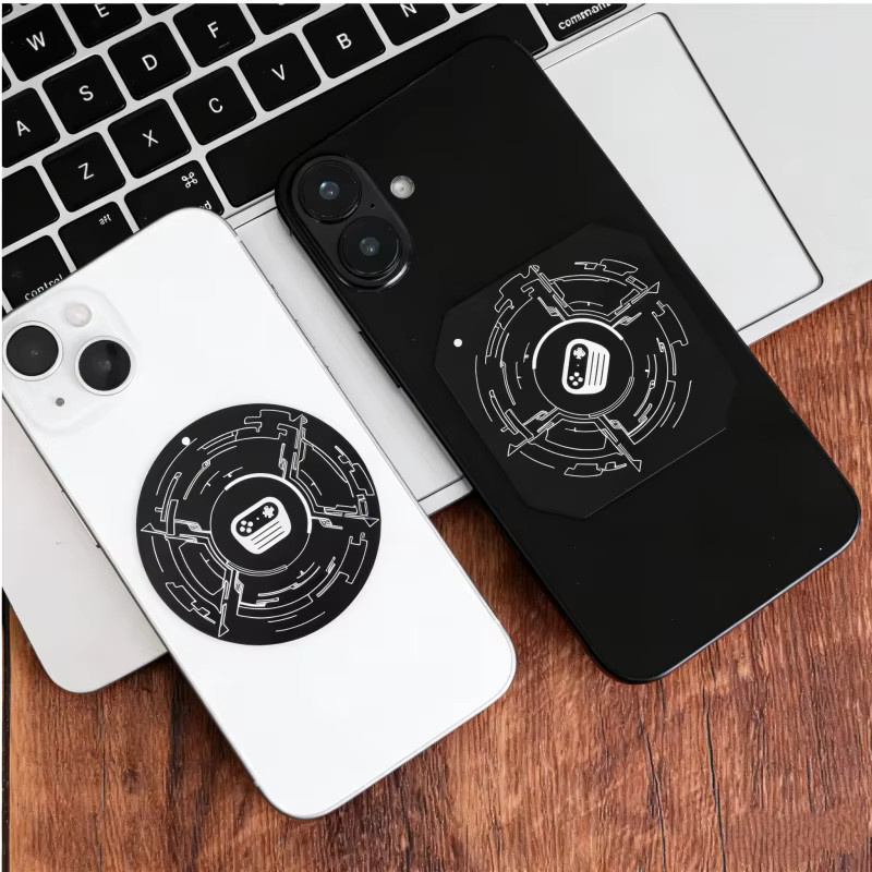 WSSHE Ultradünne Magnetische Kühlsticker Wärmeableitungs-Patch für Mobiltelefone in Schwarz - Bild 3