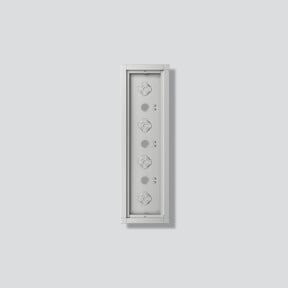 Siedle Aufputzgehäuse GA 612-4/1-01 in Silber-Metallic aus Aluminium - Bild 1