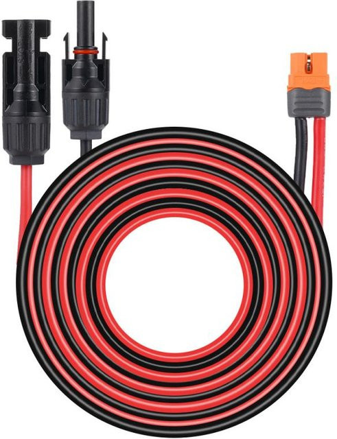 HuliTop Solar Ladekabel Set 12AWG zur Verlängerung für Solar Panels und tragbare Solargeneratoren - Bild 1