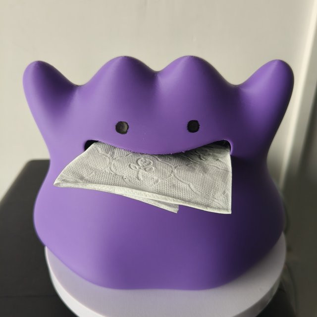 Bandai Pokemon Ditto Taschentuchbox, Desktop-Dekoration - Bild 1