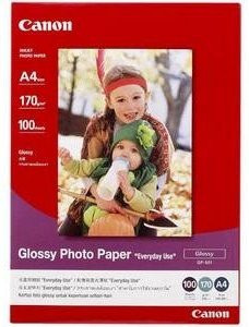 Canon GP-501 Fotopapier Glossy Weiß, 100 Blatt, 10 x 15 cm - Bild 1