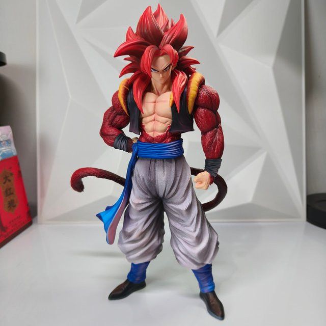 Bandai Dragon Ball YS Super Saiyajin 4 Gogeta Anime-Figur aus PVC in Multicolor mit austauschbaren Händen, Höhe: 31,0 cm - Bild 1
