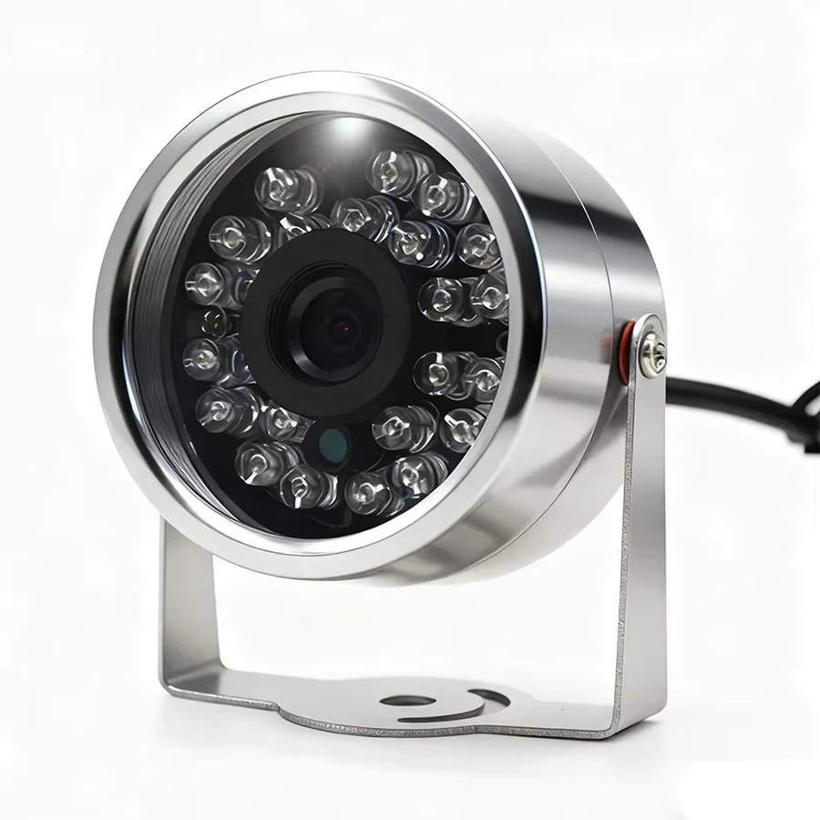 QXNY HD Frontkamera für LKW und Wohnmobil mit IR-Nachtsicht, 30 LEDs, wasserdicht, Silber - Bild 2