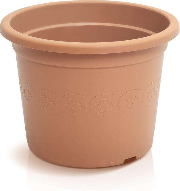 Pflanztopf Classic von Powertec Garden, rund, Farbe Terrakotta, Durchmesser: 40 cm, Höhe: 30 cm - Bild 1