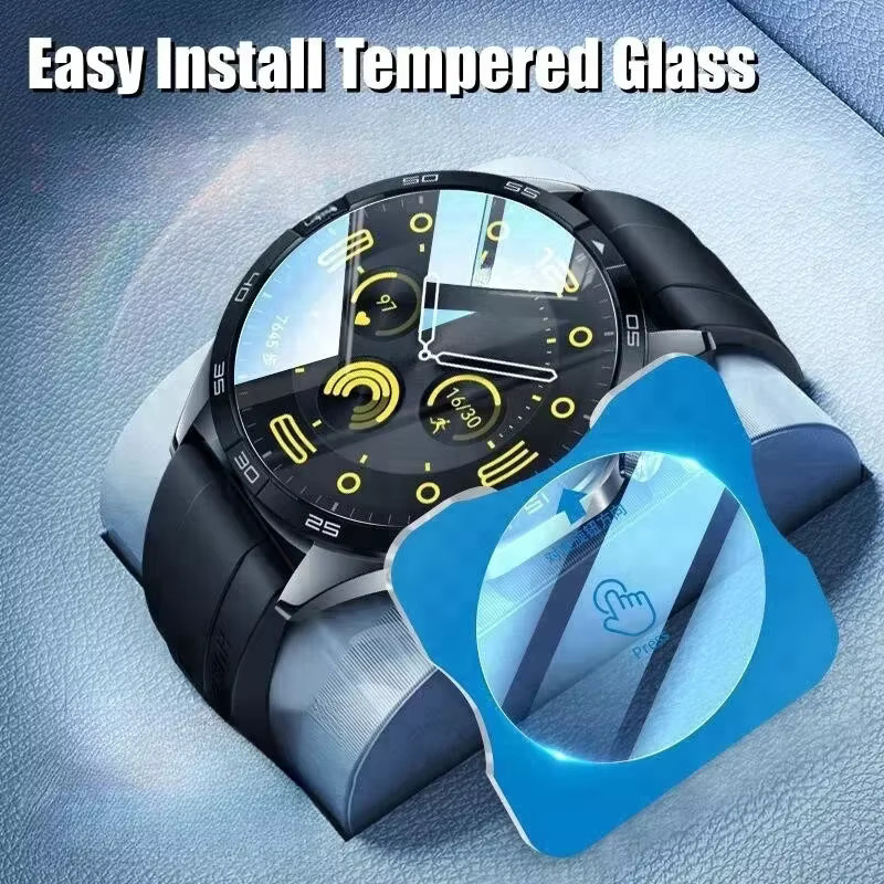 Geekthink Schutzglas für Huawei Uhr GT5pro 46/42mm, GT5 46mm, transparent - Bild 3