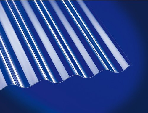 GUTTA Dachplatte aus Polycarbonat, transparent, L 200 cm x B 104 cm x S 0,8 cm - Bild 1
