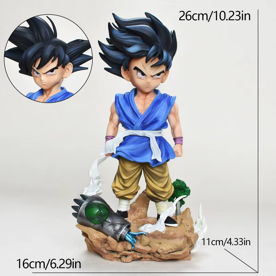 Bandai Dragon Ball Z Goku Actionfiguren, PVC-Statue, Einzelfigur, Bunt / Mehrfarbig - Bild 2