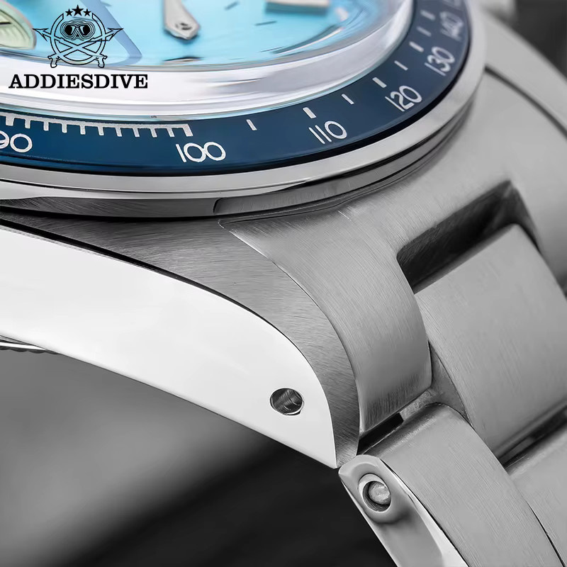 ADDIESDIVE Chronograph, Quarz, Edelstahl, 37 mm, Herren - Bild 5