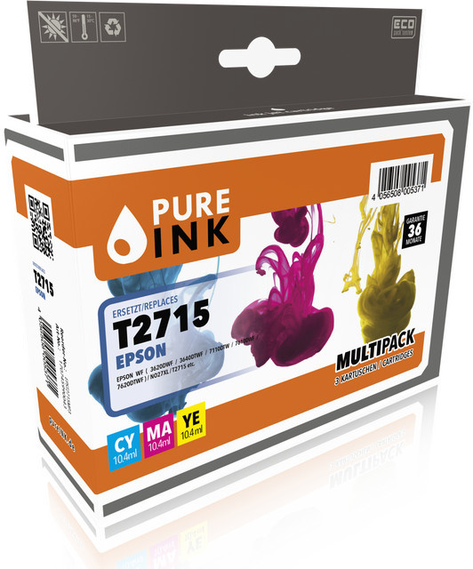 Epson EPT2715MP3 CMY Druckerpatrone für Ink Tank / Refill Multicolor - Bild 1