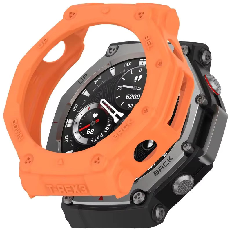CAOWTAN TPU Schutzhülle für Amazfit T-Rex 3 Pro 48mm Smartwatch in Weiß - Bild 4